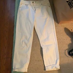 Madewell white “perfect summer jean” size 28